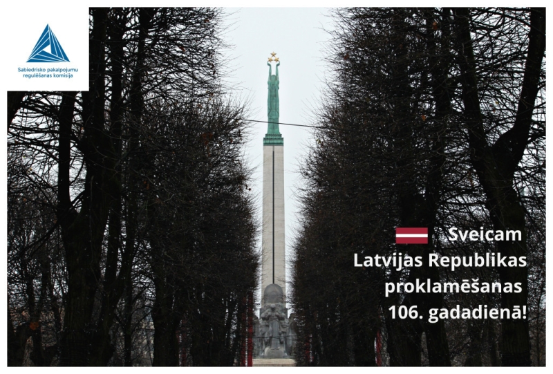 Sveicam Latvijas Republikas proklamēšanas 106. gadadienā!