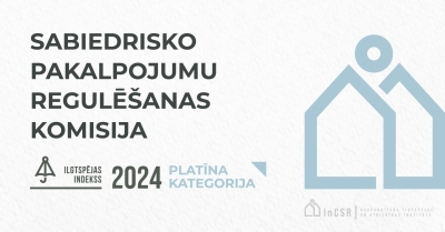 Platīna kategorijas ilgtspējas indeksa apbalvojums